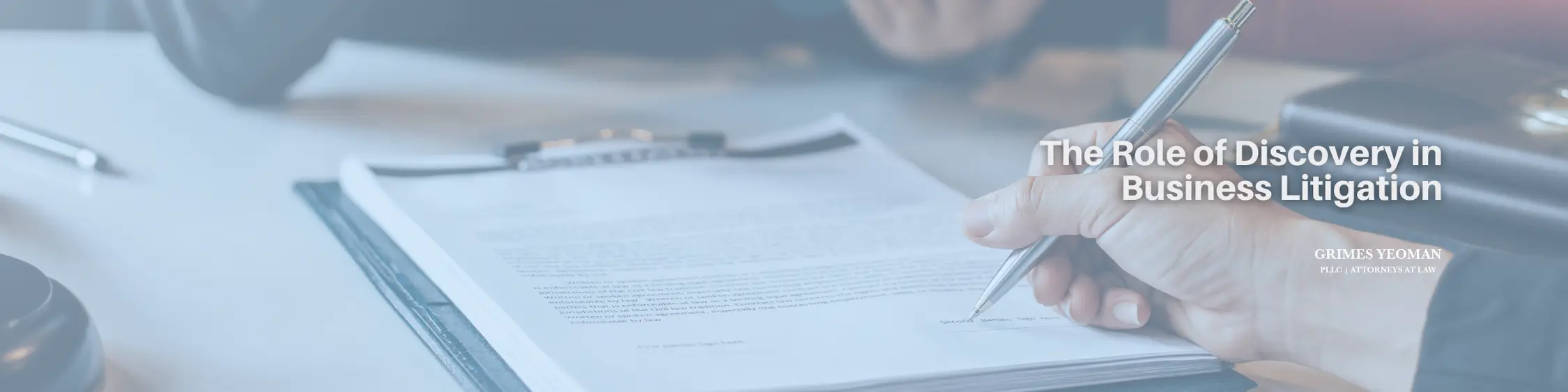 The Role of Discovery in Business Litigation | Business Litigation Attorney in Mooresville, NC